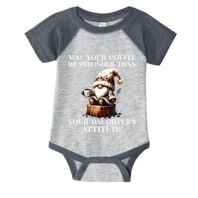 May Your Coffee Be Stronger Than Your Daughters Attitude Infant Baby Jersey Bodysuit