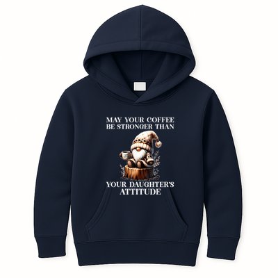 May Your Coffee Be Stronger Than Your Daughters Attitude Kids Hoodie