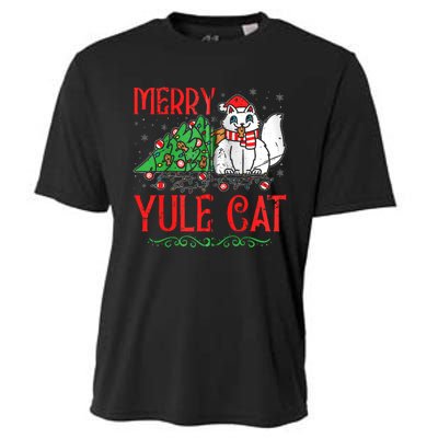 Merry Yule Cat Icelandic Christmas JóLaköTturinn Iceland Zip Hoodie Cooling Performance Crew T-Shirt