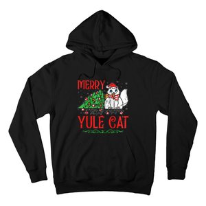 Merry Yule Cat Icelandic Christmas JóLaköTturinn Iceland Zip Hoodie Hoodie