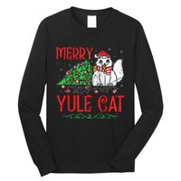 Merry Yule Cat Icelandic Christmas JóLaköTturinn Iceland Zip Hoodie Long Sleeve Shirt