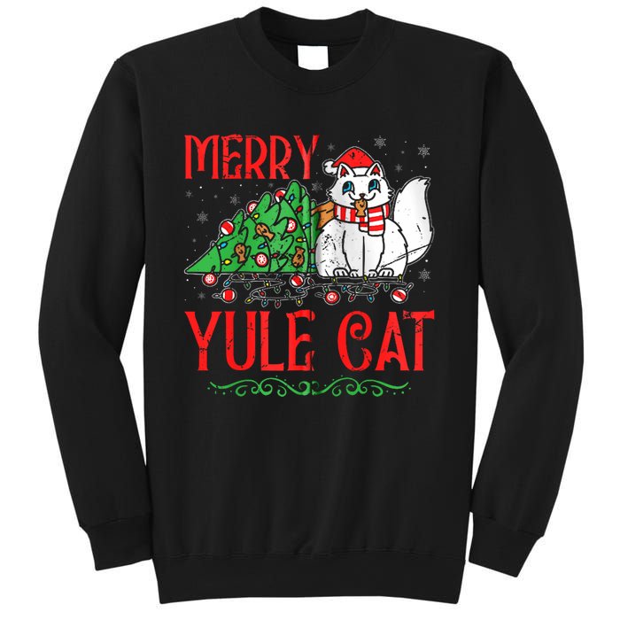 Merry Yule Cat Icelandic Christmas JóLaköTturinn Iceland Zip Hoodie Sweatshirt