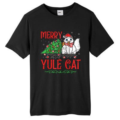 Merry Yule Cat Icelandic Christmas JóLaköTturinn Iceland Zip Hoodie Tall Fusion ChromaSoft Performance T-Shirt