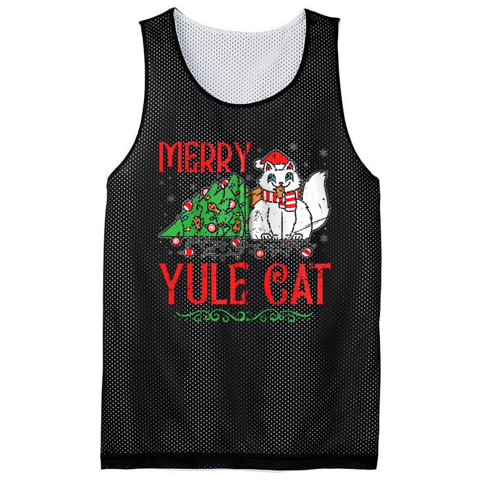 Merry Yule Cat Icelandic Christmas JóLaköTturinn Iceland Zip Hoodie Mesh Reversible Basketball Jersey Tank