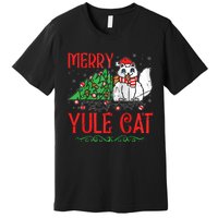 Merry Yule Cat Icelandic Christmas JóLaköTturinn Iceland Zip Hoodie Premium T-Shirt