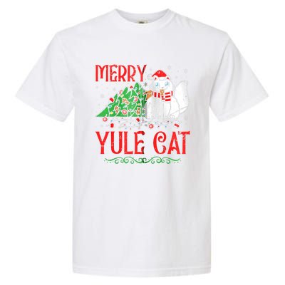 Merry Yule Cat Icelandic Christmas JóLaköTturinn Iceland Zip Hoodie Garment-Dyed Heavyweight T-Shirt