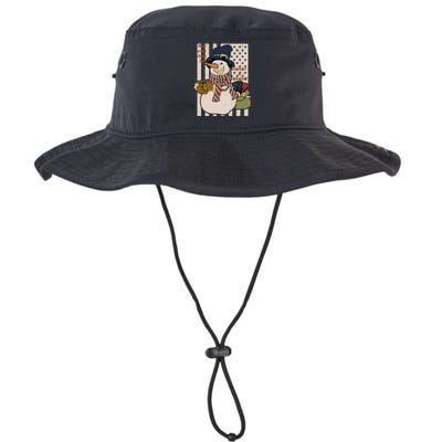 May Your Days Be Merry And Bright Happy Snowman Christmas Hoodie Bucket Hat