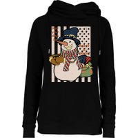 May Your Days Be Merry And Bright Happy Snowman Christmas Hoodie Womens Funnel Neck Pullover Hood