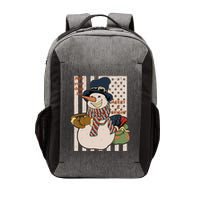 May Your Days Be Merry And Bright Happy Snowman Christmas Hoodie Vector Backpack