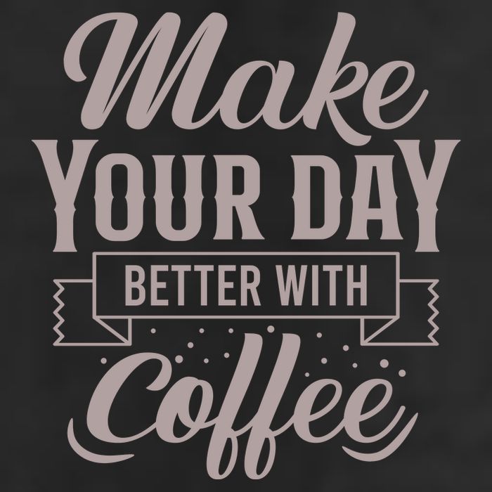Make Your Day Better With Coffee 7 Panel Mesh Trucker Snapback Hat