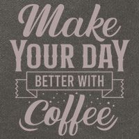 Make Your Day Better With Coffee Cotton Canvas Backpack