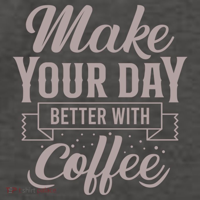 Make Your Day Better With Coffee Vector Backpack