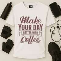 Make Your Day Better With Coffee Performance Shirt