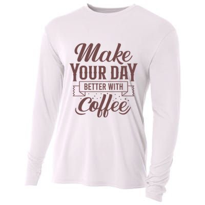 Make Your Day Better With Coffee Cooling Performance Long Sleeve Crew
