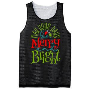 May Your Days Be Merry And Bright Mesh Reversible Basketball Jersey Tank