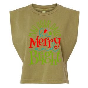 May Your Days Be Merry And Bright Garment-Dyed Women's Muscle Tee