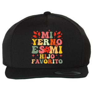 Mi Yerno Es Mi Hijo Favorito My Son In Law Is My Favorite Gift Wool Snapback Cap