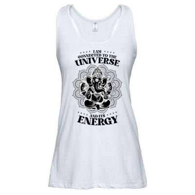Mandala Yoga Elephant Zen Meditation Quote Buddhism Buddhist Gift Ladies Essential Flowy Tank