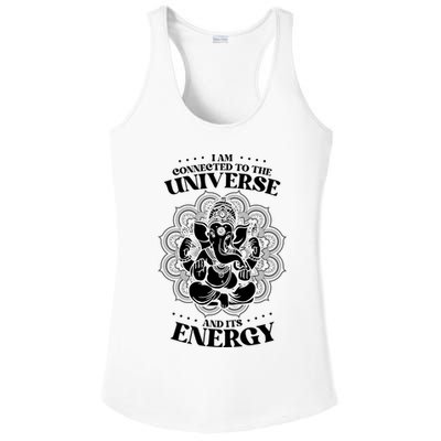 Mandala Yoga Elephant Zen Meditation Quote Buddhism Buddhist Gift Ladies PosiCharge Competitor Racerback Tank