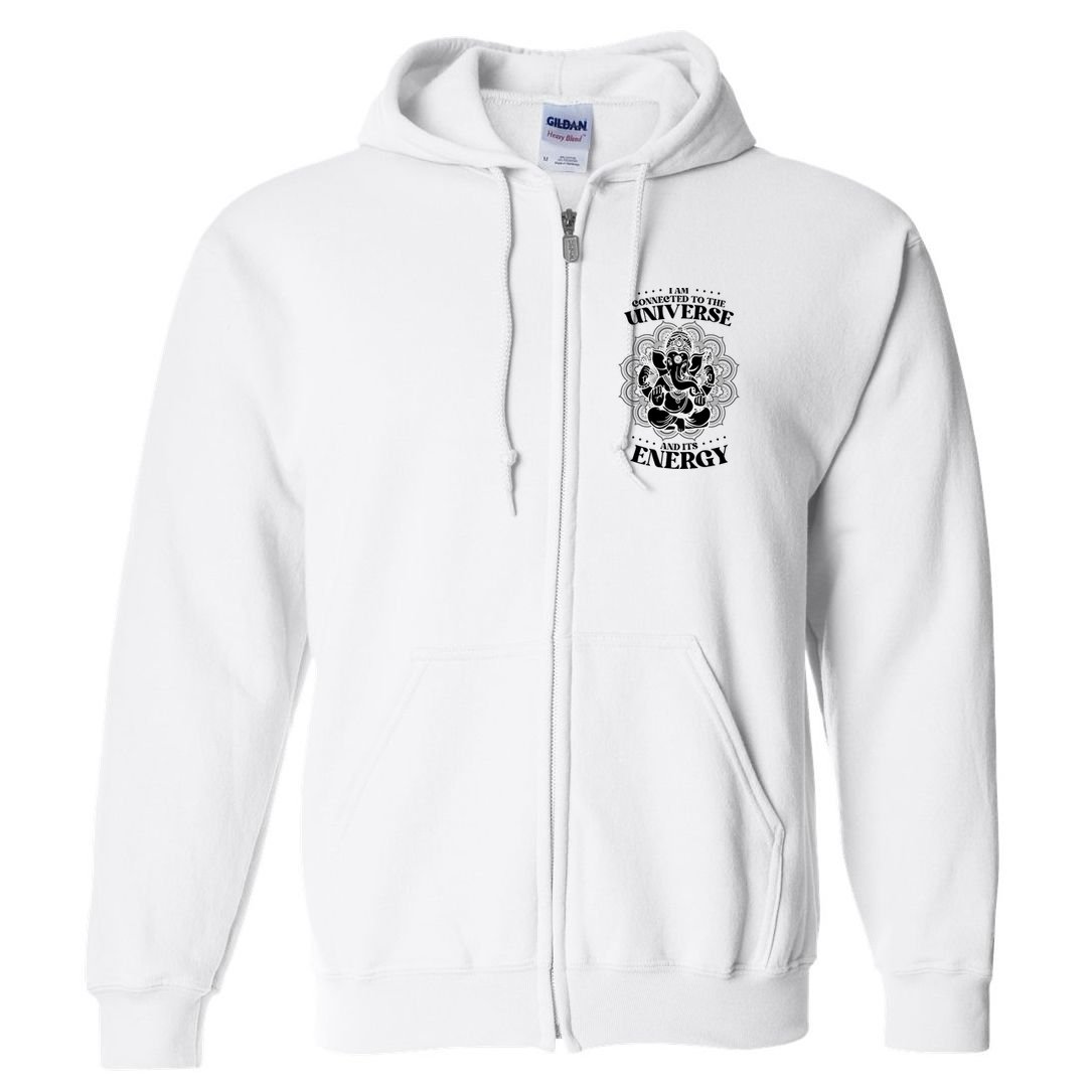 Mandala Yoga Elephant Zen Meditation Quote Buddhism Buddhist Gift Full Zip Hoodie