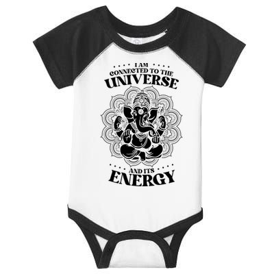 Mandala Yoga Elephant Zen Meditation Quote Buddhism Buddhist Gift Infant Baby Jersey Bodysuit