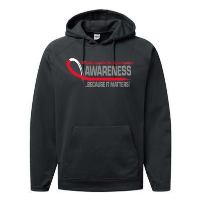 Myelodysplastic Syndromes Because It Matters Performance Fleece Hoodie