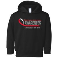 Myelodysplastic Syndromes Because It Matters Toddler Hoodie