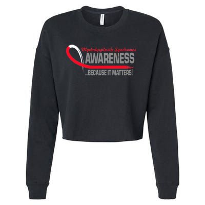 Myelodysplastic Syndromes Because It Matters Cropped Pullover Crew