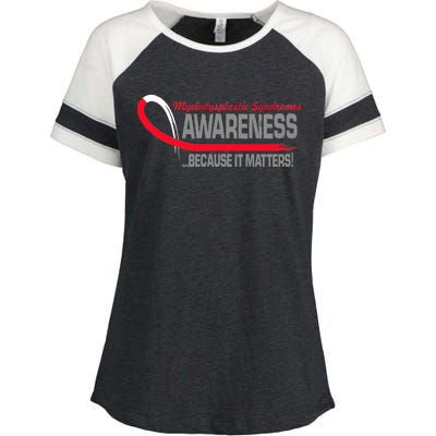 Myelodysplastic Syndromes Because It Matters Enza Ladies Jersey Colorblock Tee