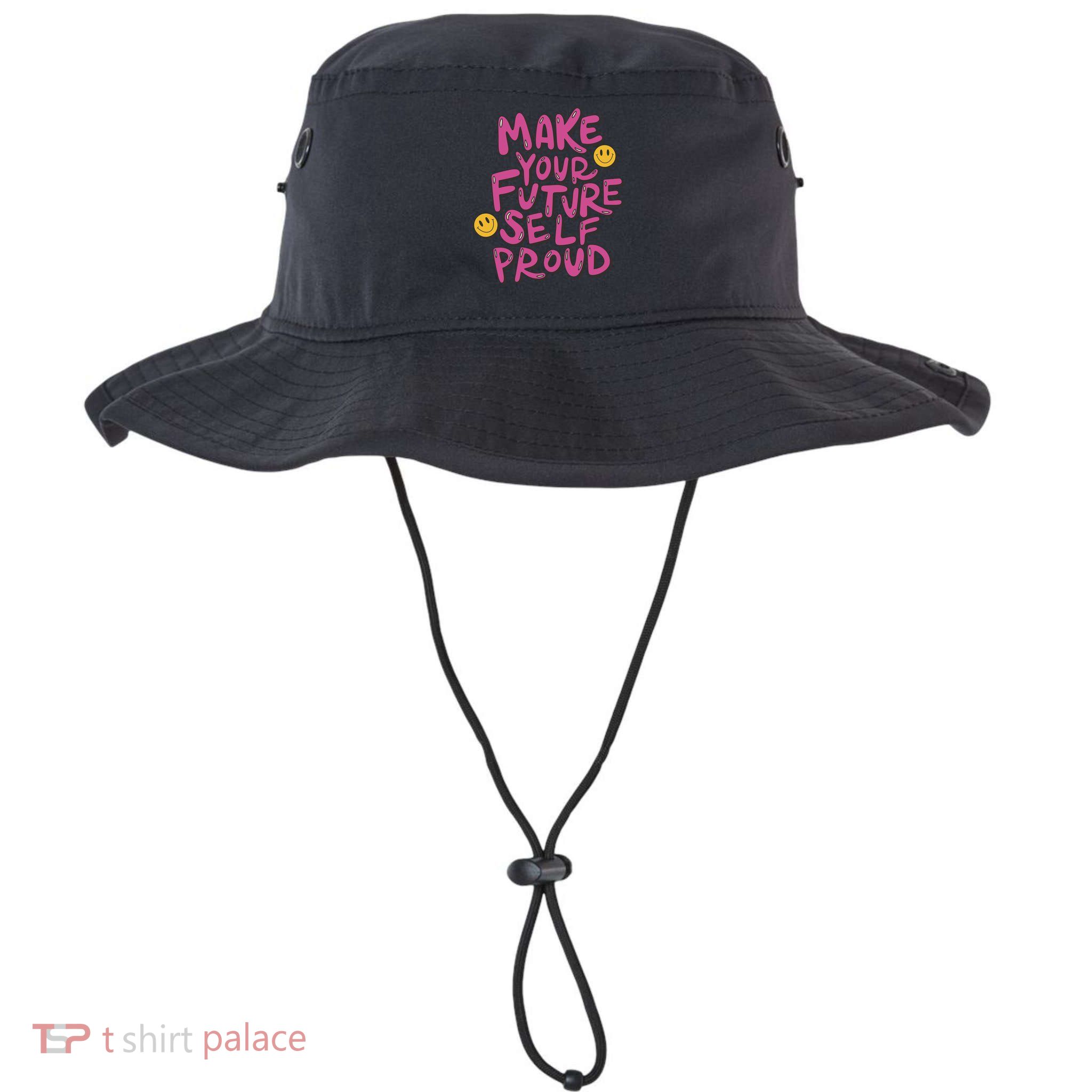 Make Your Future Self Proud Smiley Bucket Hat
