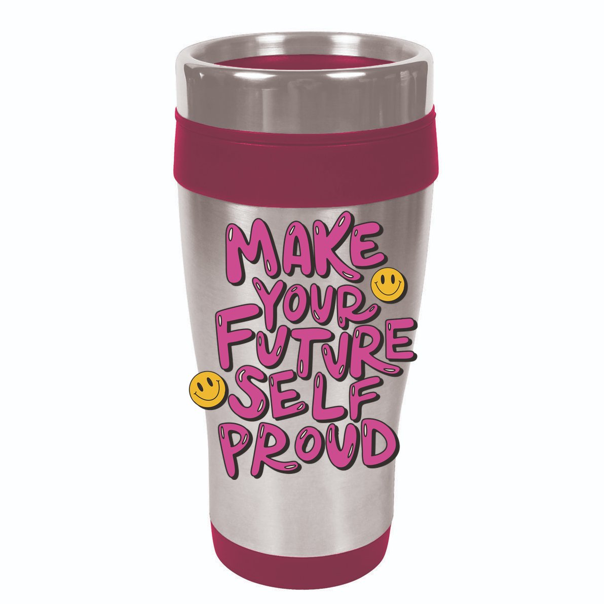 Make Your Future Self Proud Smiley Women's Crop Top Tee