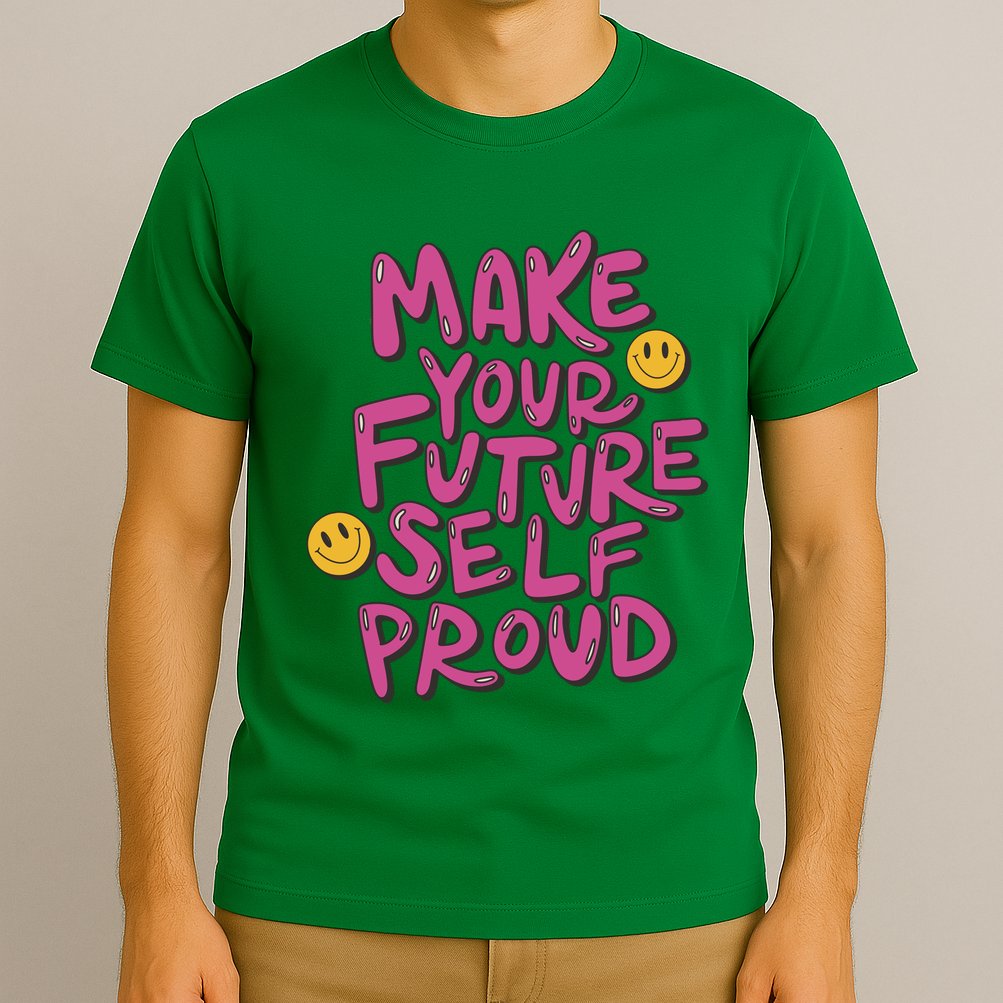 Make Your Future Self Proud Smiley T-Shirt