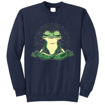 Meditating Yoga Frog Sweatshirt