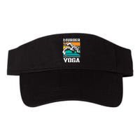 Murder Yoga Funny Retro Vintage Wrestler Wrestling Valucap Bio-Washed Visor