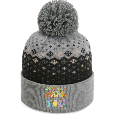 Make Your Funny Mark See Where It Takes You The Baniff Cuffed Pom Beanie