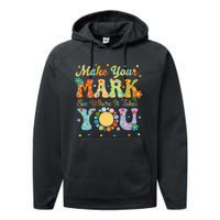 Make Your Funny Mark See Where It Takes You Performance Fleece Hoodie