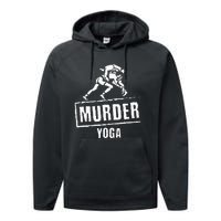 Murder Yoga Fighter Wrestling Gear Wrestling Rules Performance Fleece Hoodie