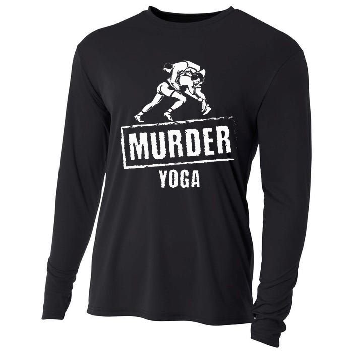 Murder Yoga Fighter Wrestling Gear Wrestling Rules Cooling Performance Long Sleeve Crew