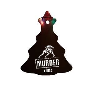 Murder Yoga Fighter Wrestling Gear Wrestling Rules Ceramic Tree Ornament