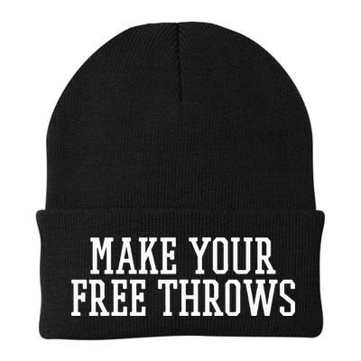 Make Your Free Throws Basketball Team Funny Parlay Betting Beanie