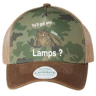 Moth Yall Got Any Lamps? Meme Legacy Tie Dye Trucker Hat