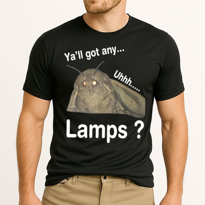 Moth Yall Got Any Lamps? Meme Cooling Performance Crew T-Shirt