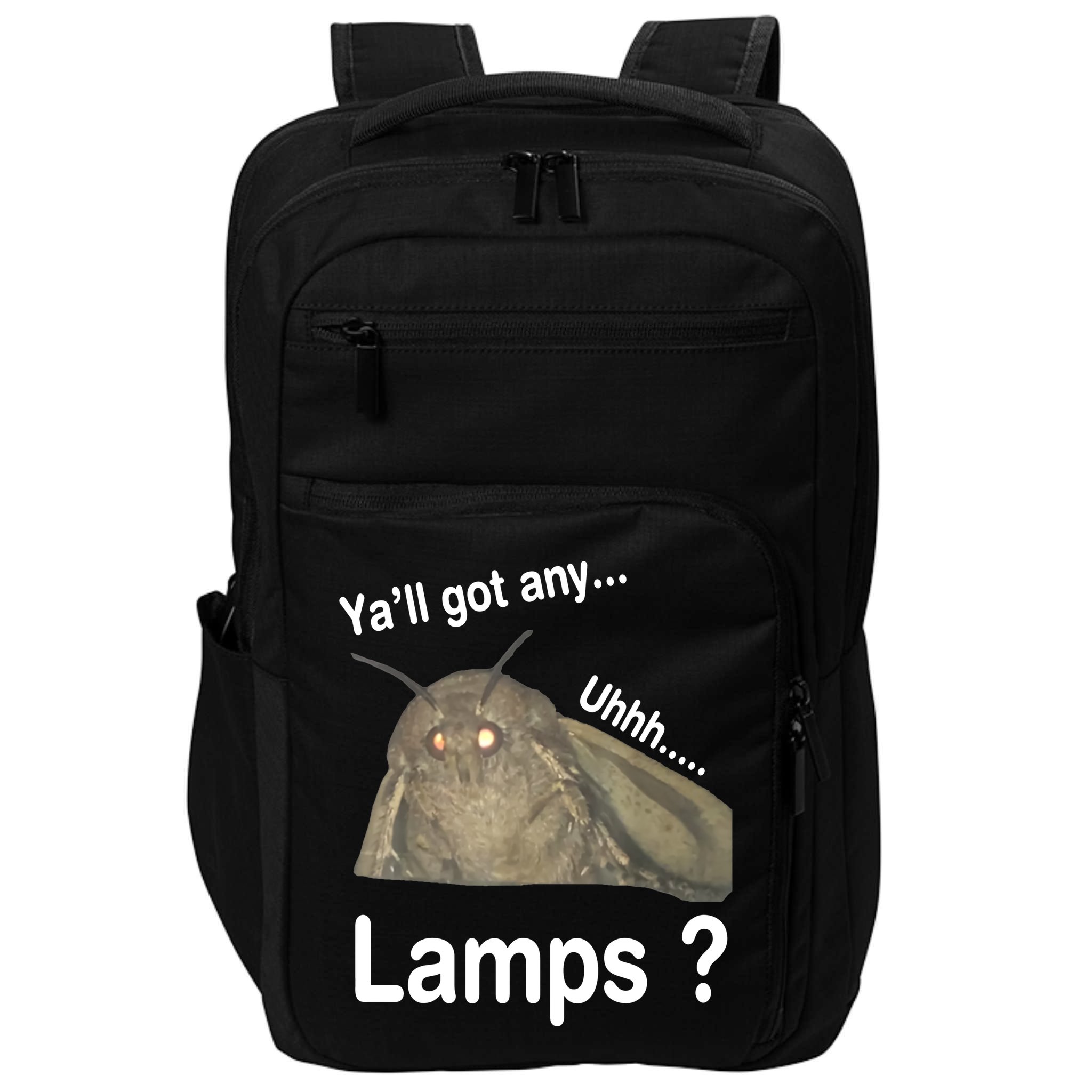 Moth Yall Got Any Lamps? Meme Impact Tech Backpack