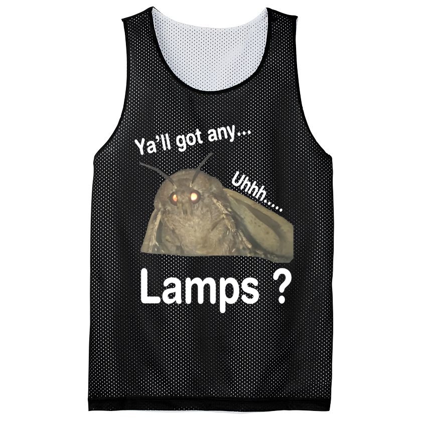 Moth Yall Got Any Lamps? Meme Mesh Reversible Basketball Jersey Tank