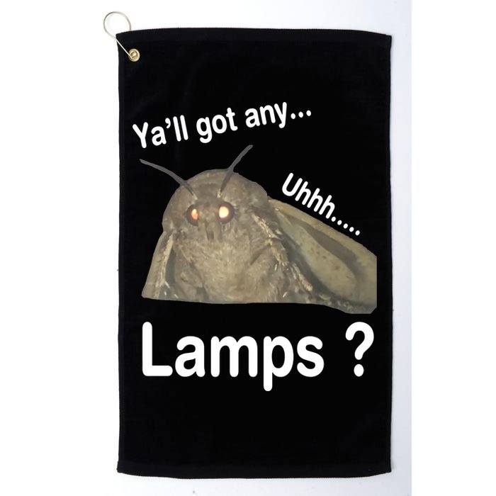 Moth Yall Got Any Lamps? Meme Golf Towel