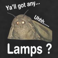 Moth Yall Got Any Lamps? Meme Golf Towel