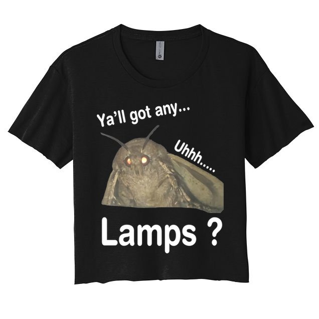 Moth Yall Got Any Lamps? Meme Crop Top