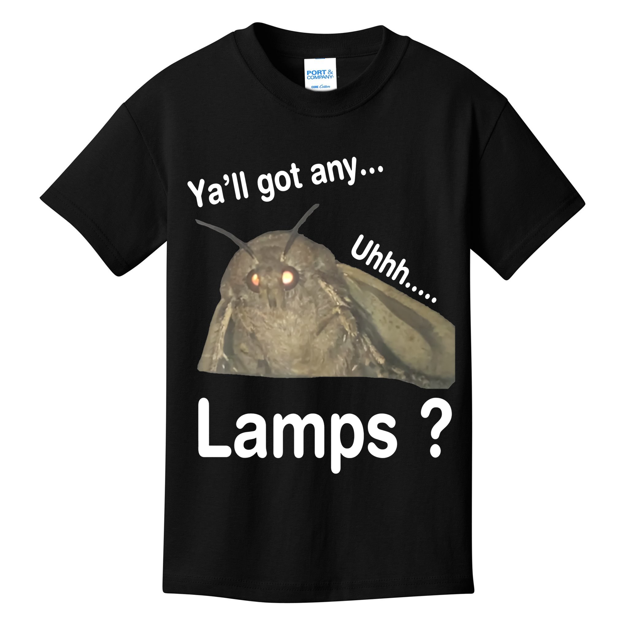 Moth Yall Got Any Lamps? Meme Kids T-Shirt