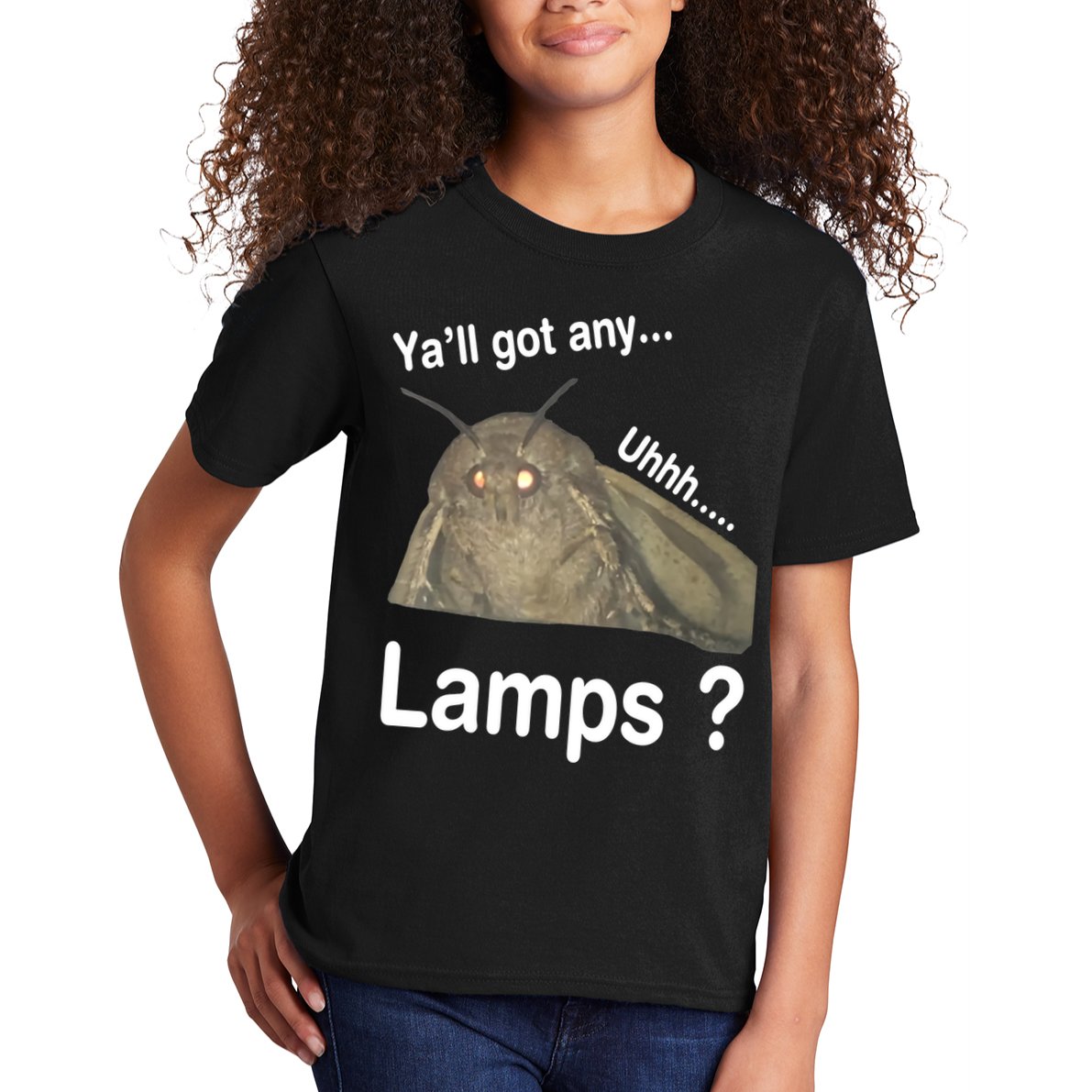Moth Yall Got Any Lamps? Meme Kids T-Shirt