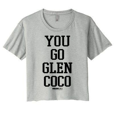 Mean You Go Glen Coco Stack Text Gift Women's Crop Top Tee